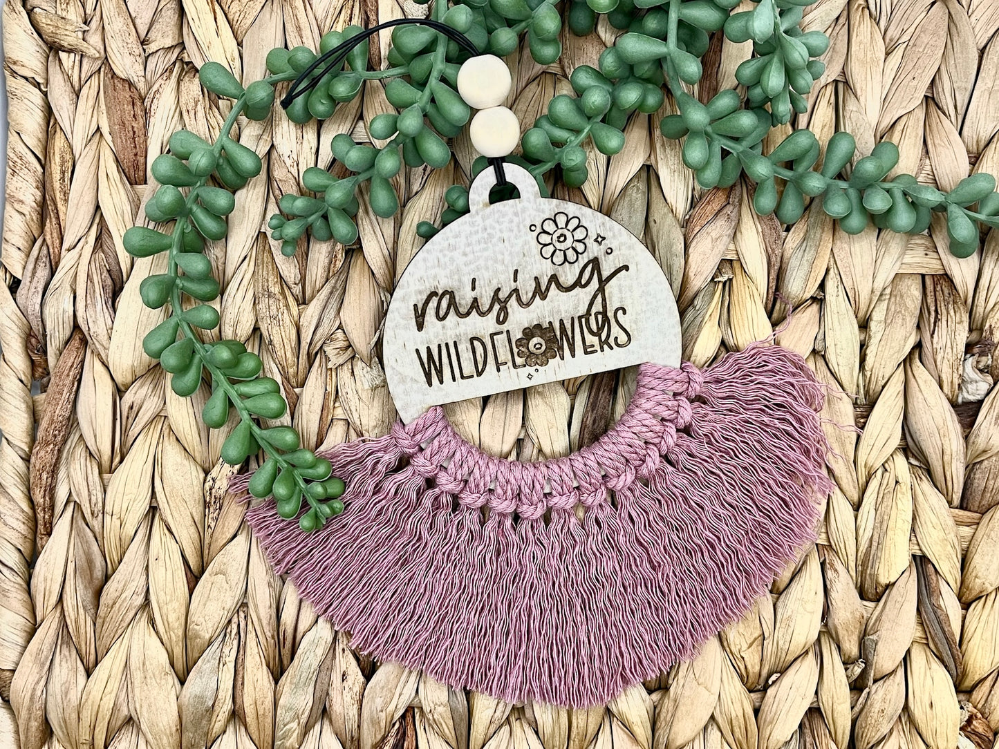 Raising Wildflowers Car Charm